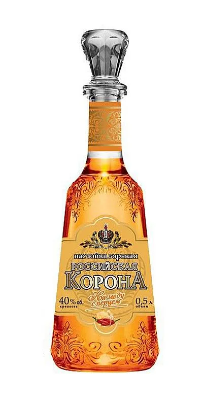 Vodka Russian Crown Honey+Pepper40%0.70l