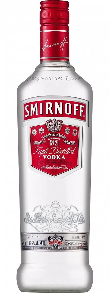 Vodka Smirnoff Red  37.5%0.70l