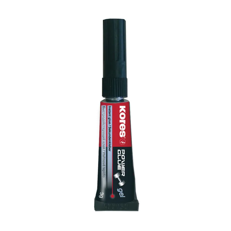 Vteřinová lepidla Kores - Power Glue gel 3 g
