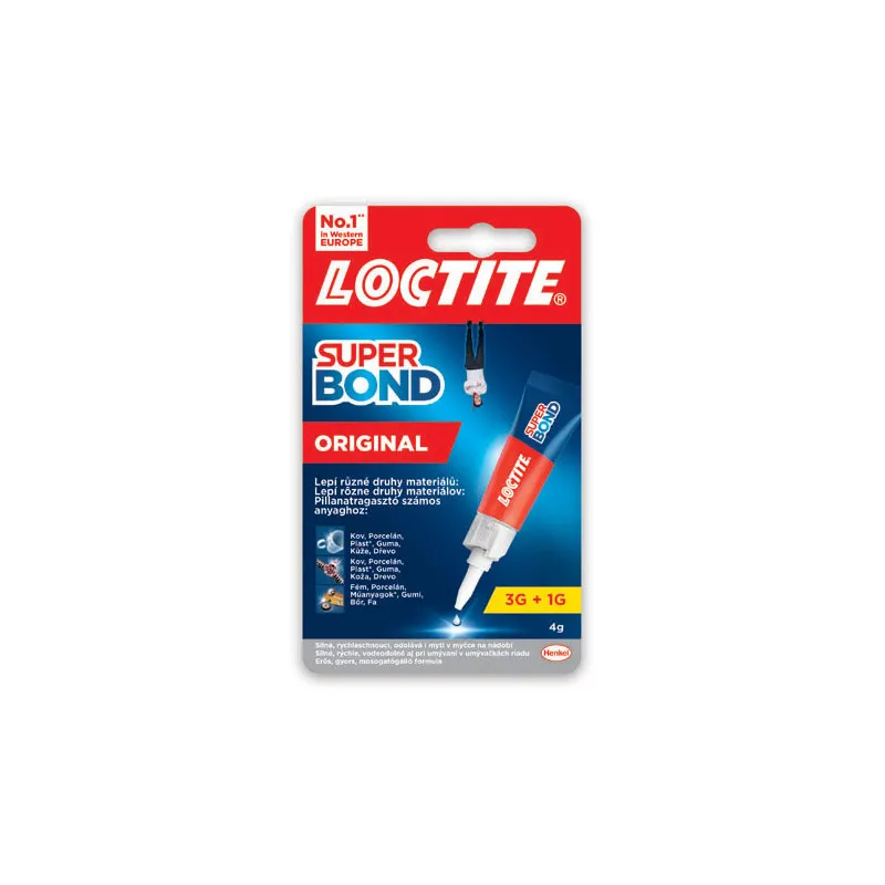 Vteřinová lepidla LOCTITE SuperBond ORIGINAL 4g