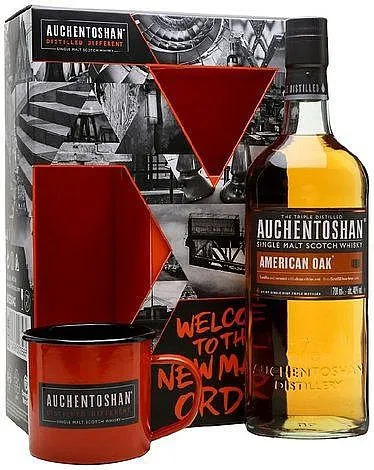 Whisky Auchentoshan US Oak + hrnek  gB 40%0.70l