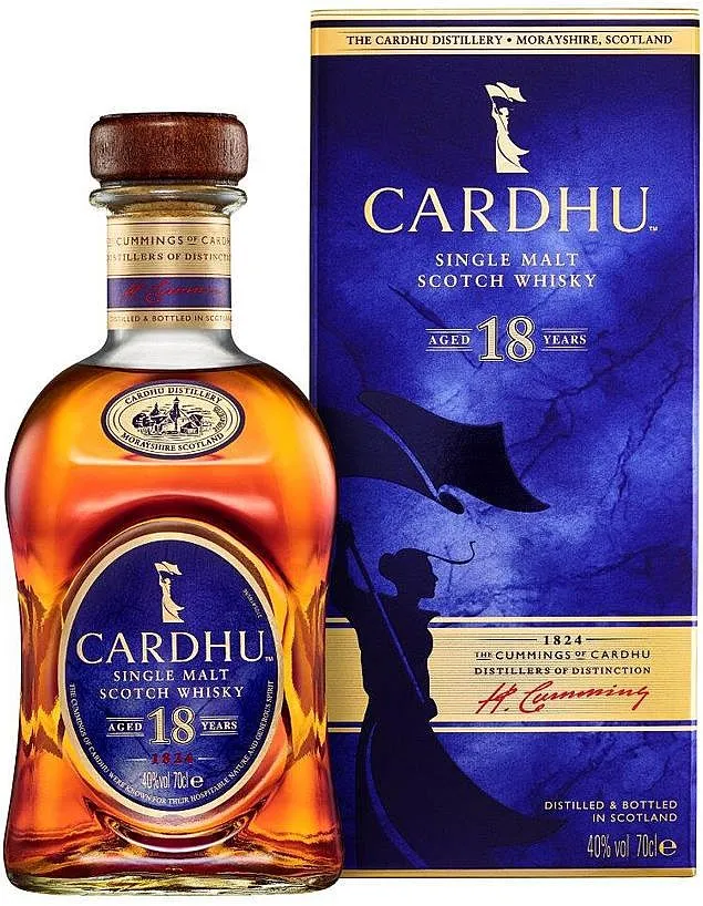 Whisky Cardhu 18y v krabičce 40%0.70l
