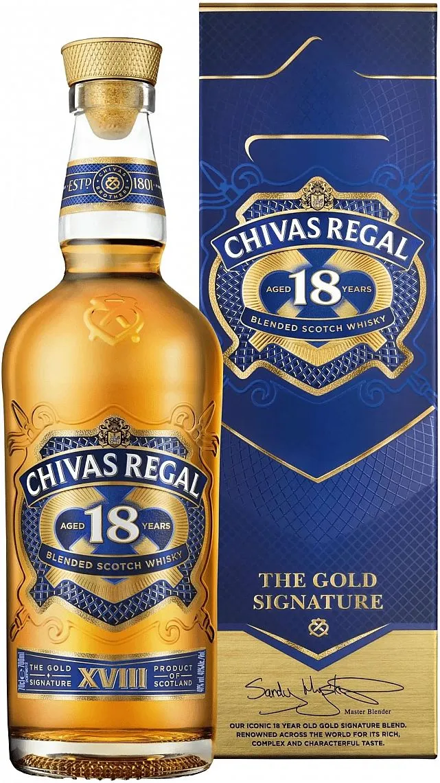 Whisky Chivas Regal 18y v krabičce  40%0.70l