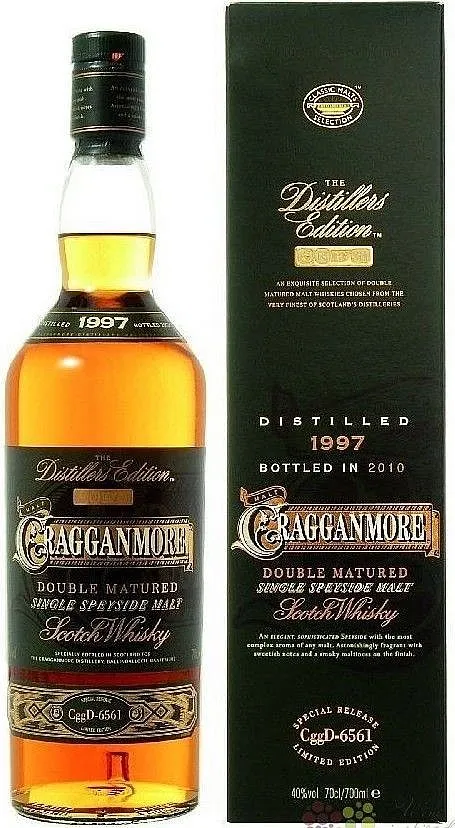 Whisky Cragganmore 1997 Distillers Edition 2010 gB 40%0.70l