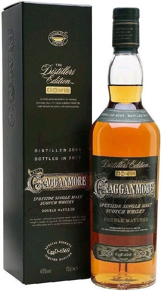 Whisky Cragganmore 2001 Distillers Edition 2014 gB 40%0.70l
