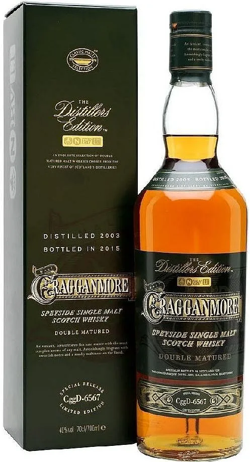 Whisky Cragganmore 2003 Distillers Edition 2015 v krabičce 40%0.70l