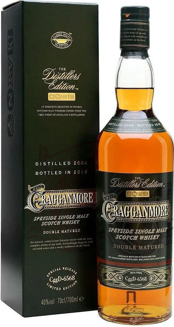Whisky Cragganmore 2004 Distillers Edition 2016 v krabičce 40%0.70l