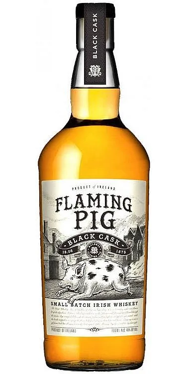 Whisky Flaming Pig Black cask Irish  40%0.70l