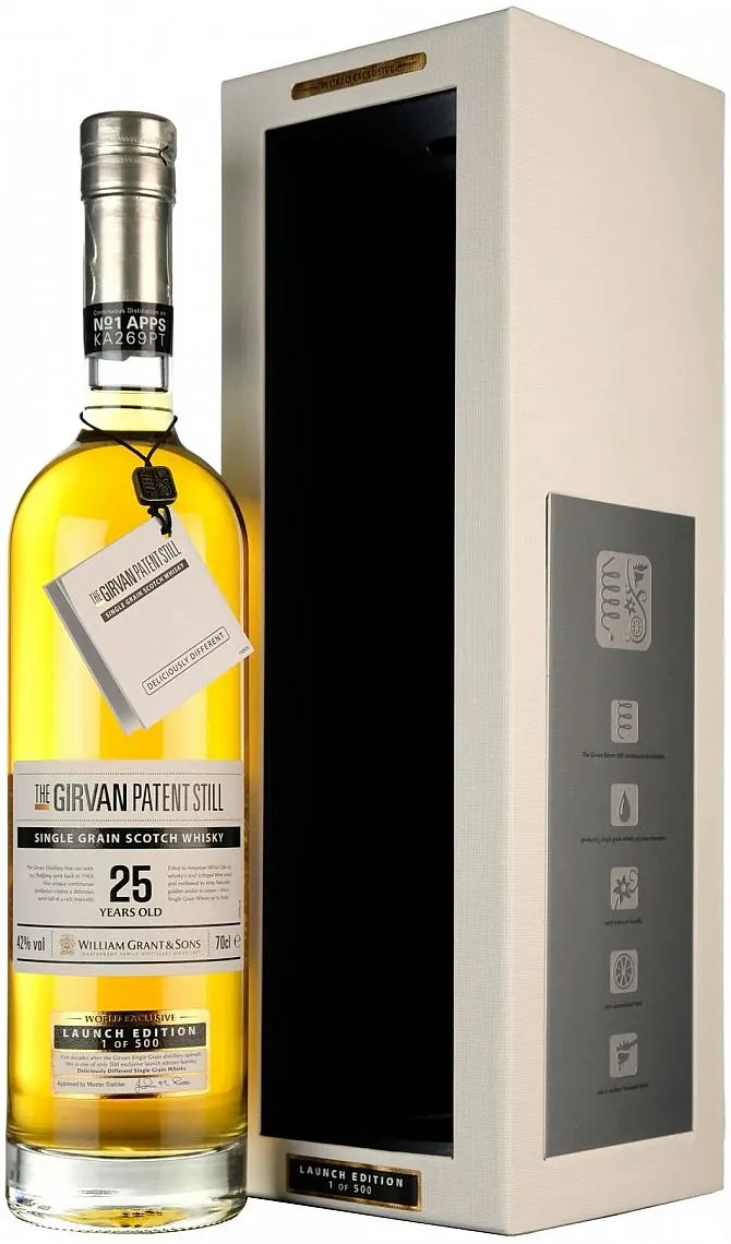 Whisky Girvan Patent Still 25y  gB 42%0.70l