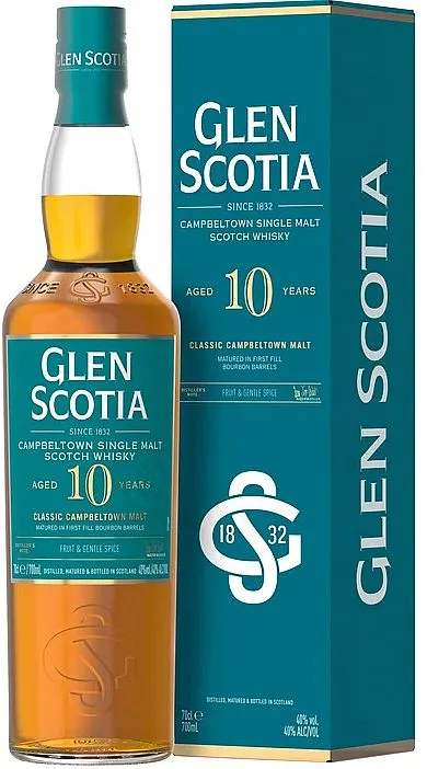 Whisky Glen Scotia 10y UNPeated v krabičce  40%0.70l