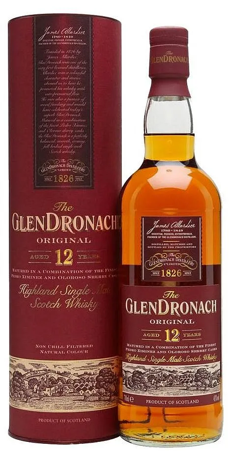 Whisky Glendronach 12y Original v tubě 43%0.70l