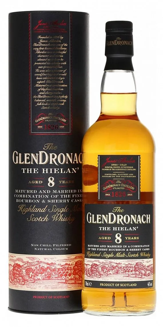 Whisky Glendronach 8y Hielan  gB 46%0.70l