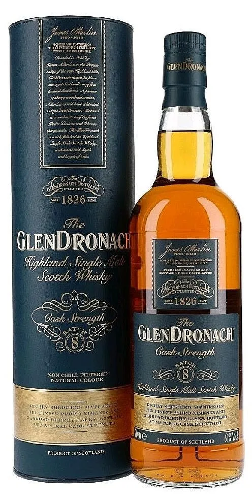 Whisky Glendronach Cask strength b.8 gT 61%0.70l