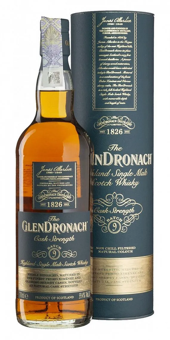 Whisky Glendronach Cask strength b.9 gT 59.4%0.70l