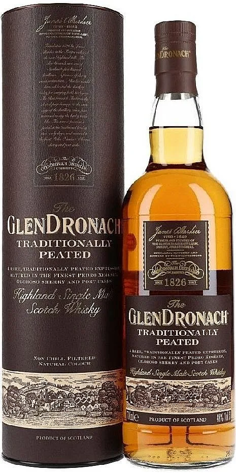 Whisky Glendronach Traditionally Peated v tubě 48%0.70l