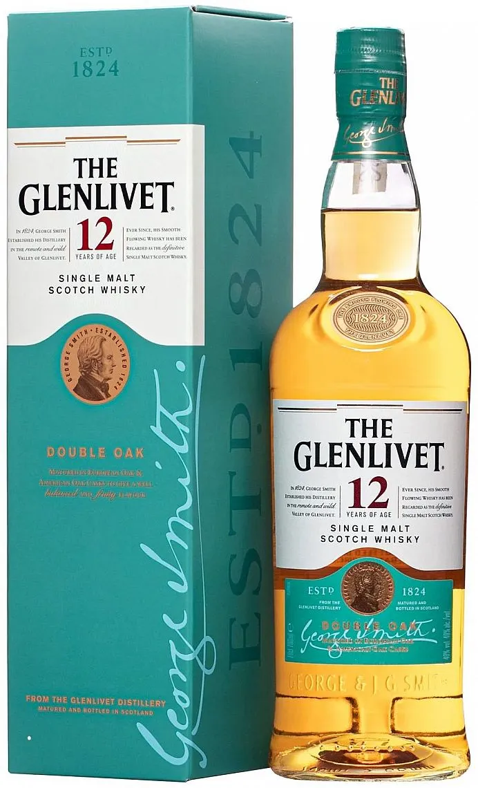 Whisky Glenlivet 12y Double Oak  gB 40%0.70l