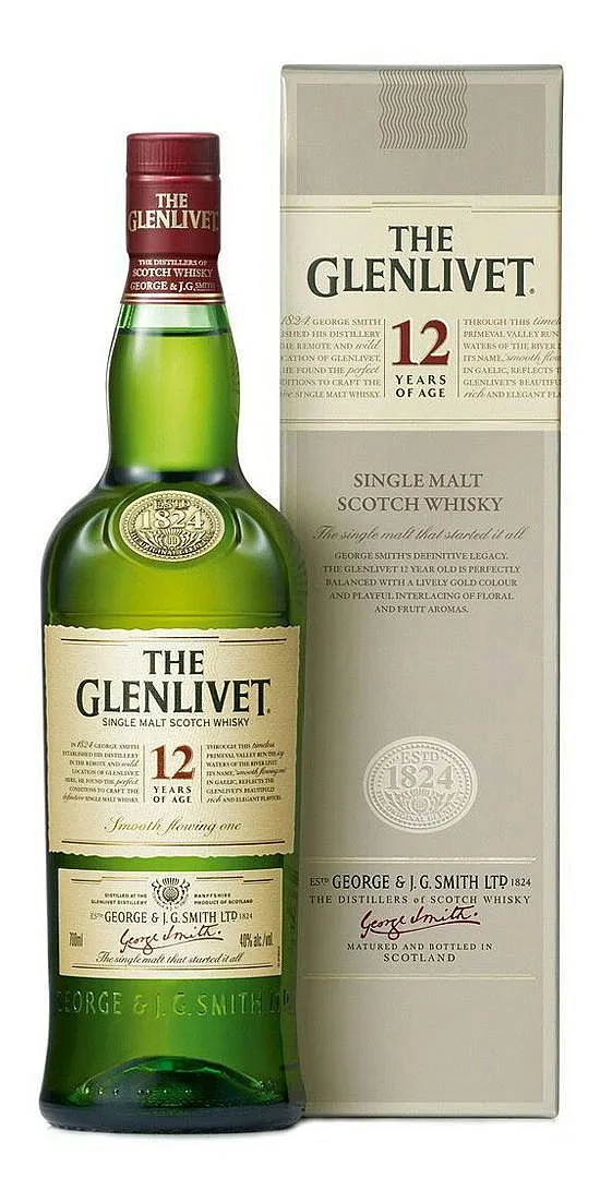 Whisky Glenlivet 12y OLD gB 40%0.70l