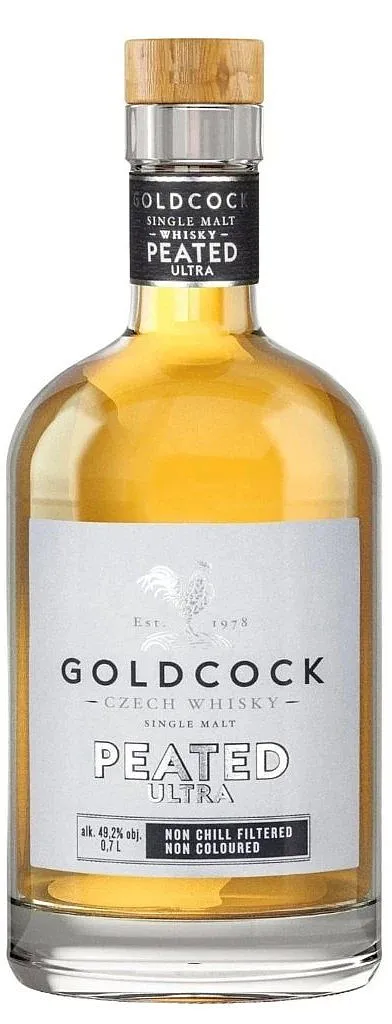 Whisky Gold Cock Peated ULTRA 49.2%0.70l