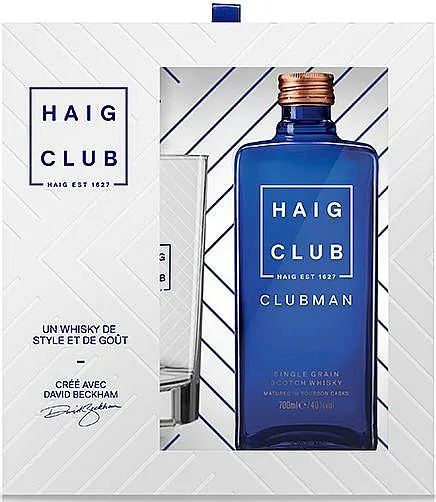Whisky Haig ClubMan Grain + 1sklo gB 40%0.70l