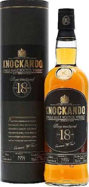 Whisky Knockando 1994 Vintage 18y v tubě 43%0.70l