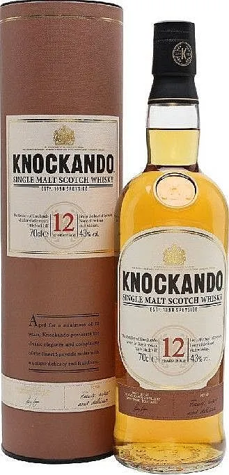 Whisky Knockando 2000 Vintage 12y v tubě 43%0.70l