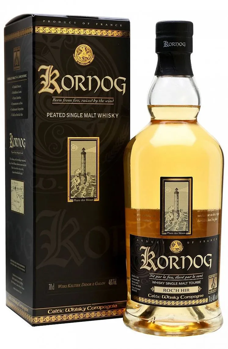 Whisky Kornog Roch Hir Peated gB 46%0.70l