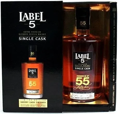Whisky Label 5 Single Cask No.55 v krabičce 43%0.70l