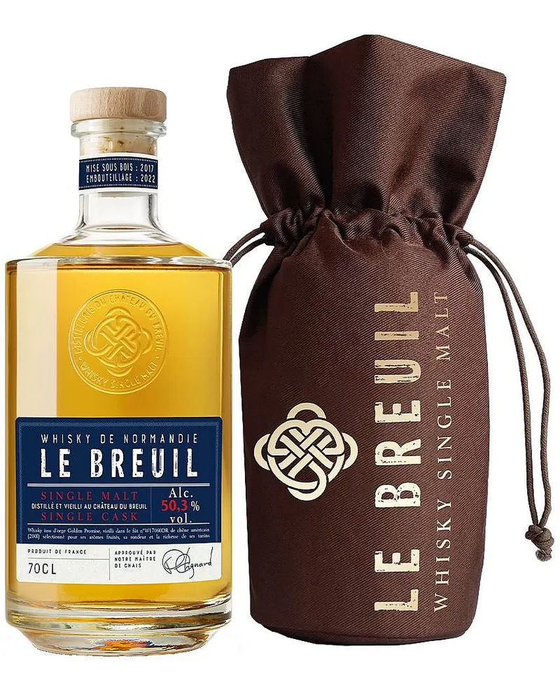 Whisky le Breuil Single cask 2017  Vak 50.3%0.70l