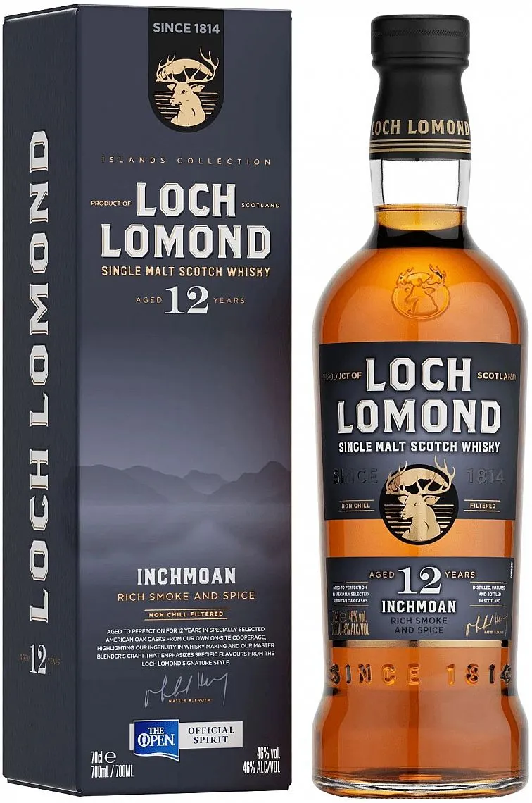 Whisky Loch Lomond 12y INCHMOAN PEATED v krabičce 46%0.70l