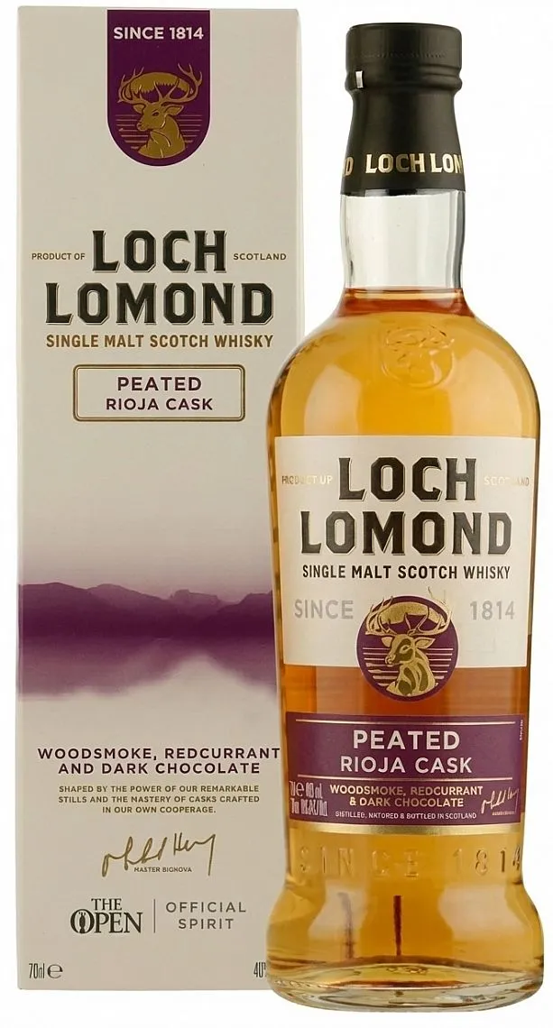 Whisky Loch Lomond PEATED & Rioja cask v krabičce  40%0.70l
