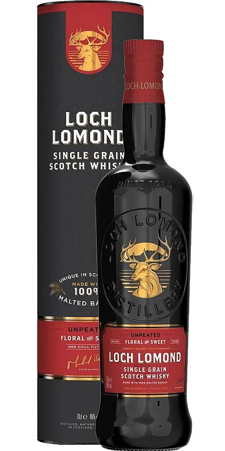 Whisky Loch Lomond Single Grain UNPeated v tubě  46%0.70l