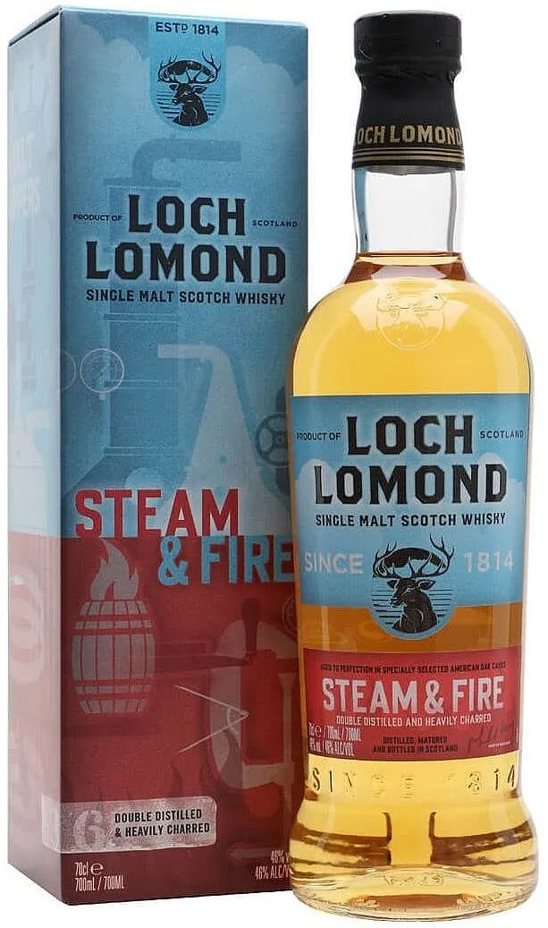 Whisky Loch Lomond Steam & Fire v krabičce 46%0.70l