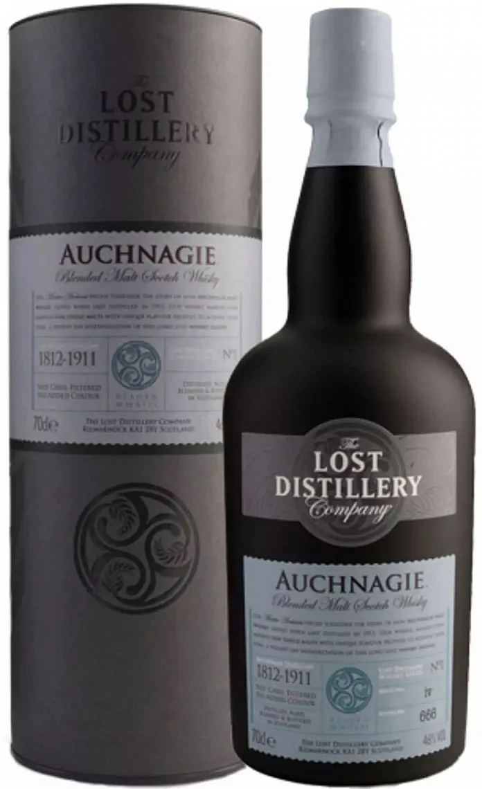 Whisky Lost distillery Auchnagie Archivist v tubě 46%0.70l