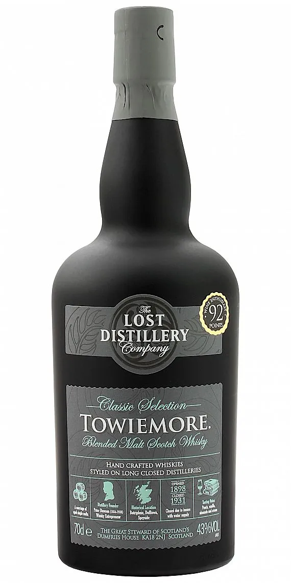 Whisky Lost distillery Towiemore Classic 43%0.70l