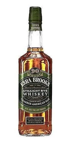 Whisky Rye Ezra Brooks Straight  45%0.70l
