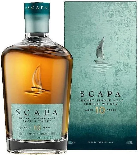 Whisky Scapa 10y v krabičce 48%0.70l