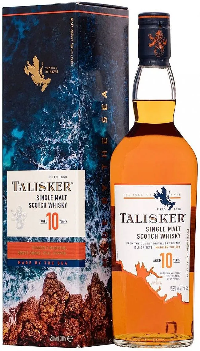 Whisky Talisker 10y v krabičce 45.8%0.70l