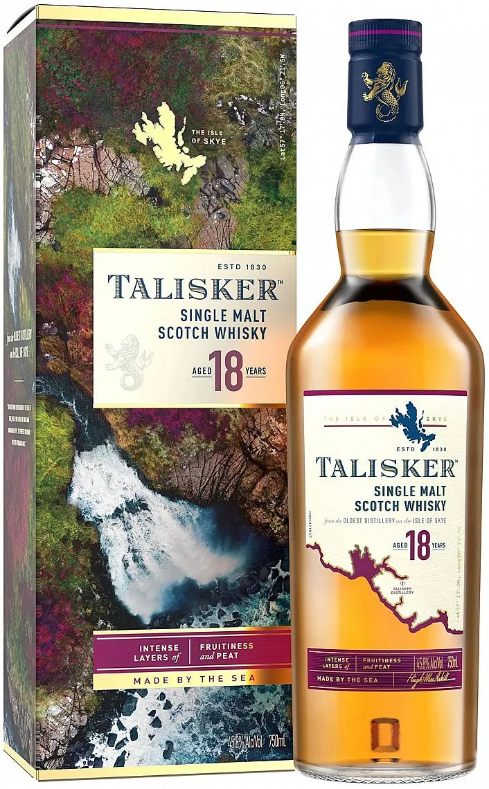 Whisky Talisker 18y v krabičce 45.8%0.70l