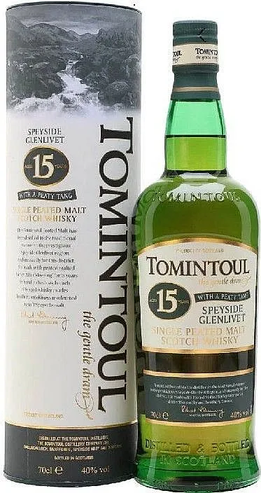 Whisky Tomintoul 15y Peaty tang gB 40%0.70l