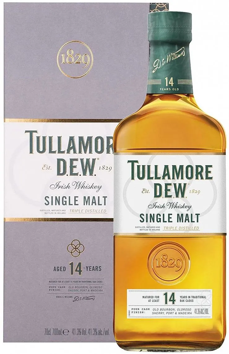 Whisky Tullamore Dew 14y Single malt v krabičce  41.3%0.70l