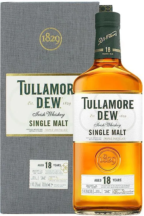 Whisky Tullamore Dew 18y Single malt v krabičce 41.3%0.70l