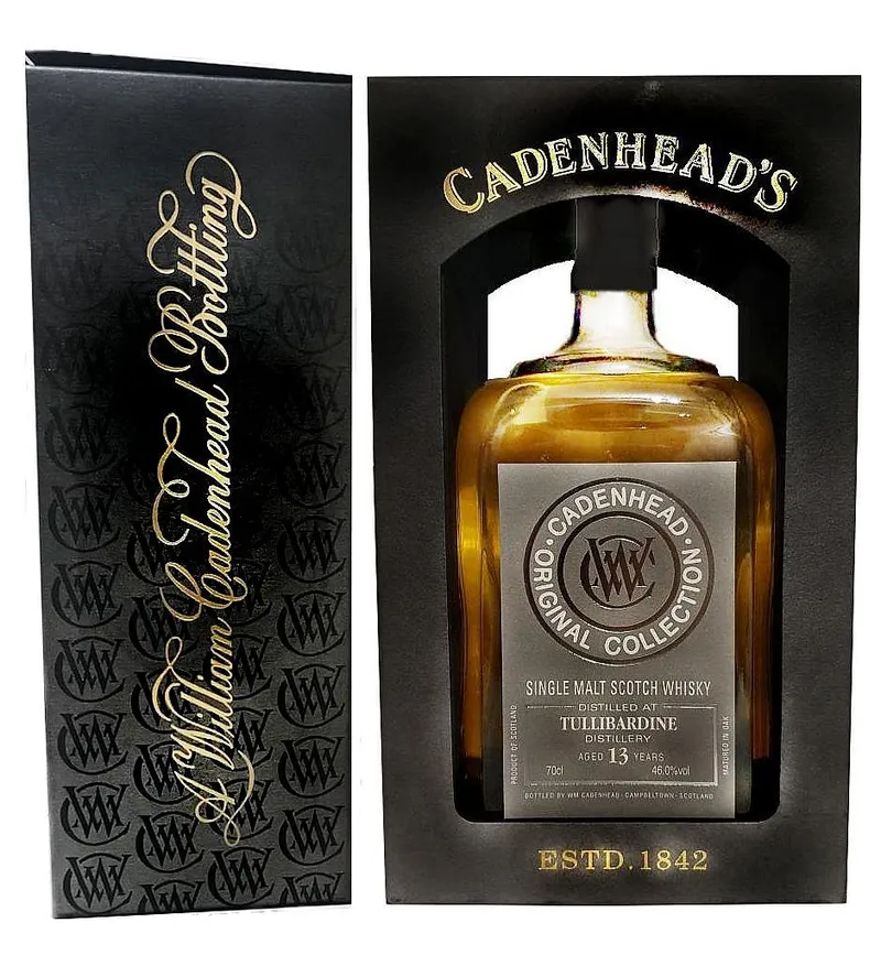 Whisky Tullibardine 13y Cadenheads v krabičce  43%0.70l