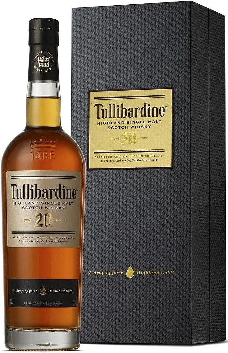 Whisky Tullibardine 20y gB 43%0.70l