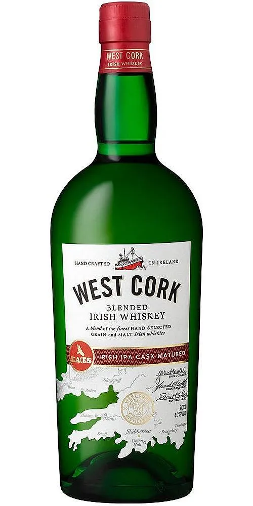 Whisky West Cork BEER Series IPA Cask Irish holá lahev 40%0.70l