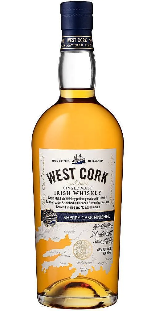 Whisky West Cork SM Sherry cask  43%0.70l