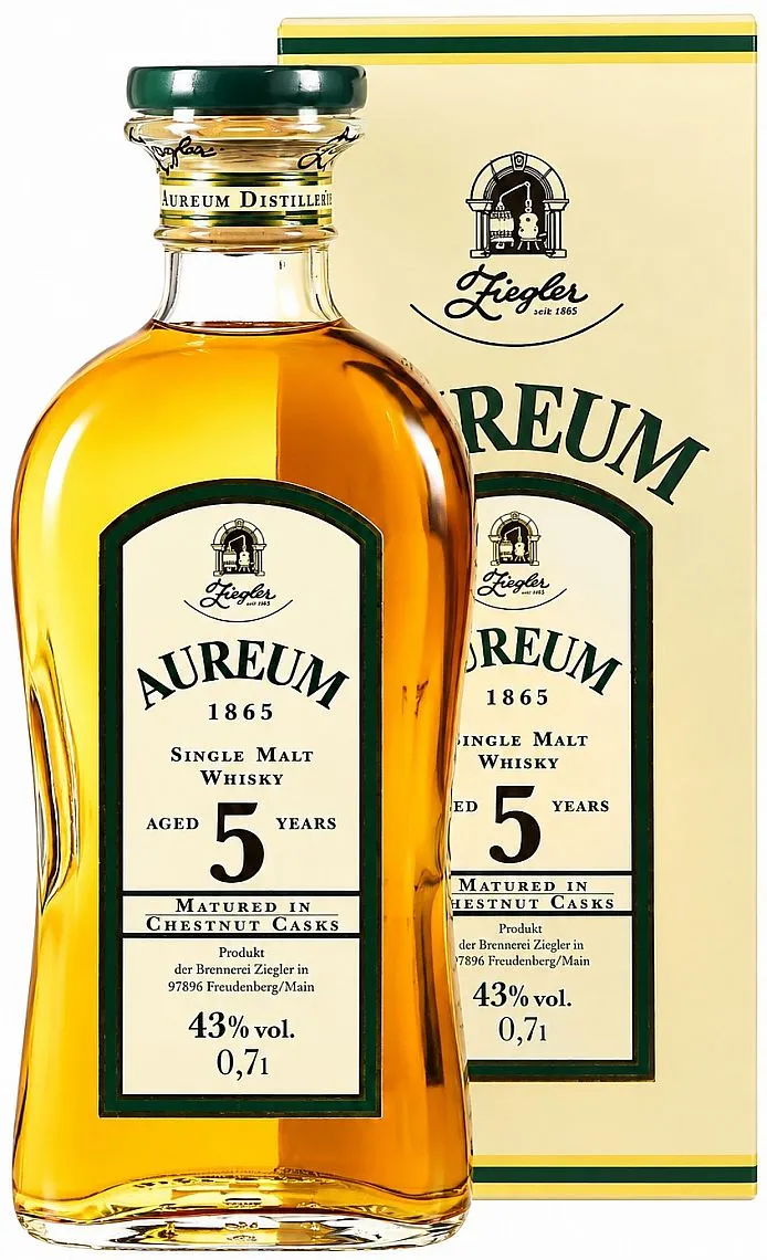 Whisky Ziegler Aureum 5y 1865 Chestnut cask gB 43%0.70l