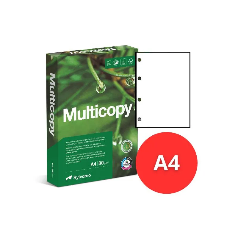 Xerografický papír Multicopy - A4 80 g / 500 listů / 4 díry