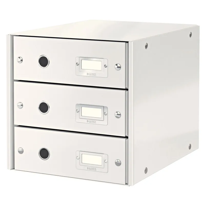 Zásuvkový box Leitz Click&Store - 3 zásuvky / bílá