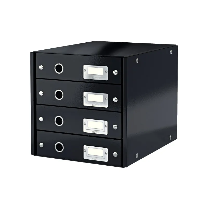 Zásuvkový box Leitz Click&Store - 4 zásuvky / černá