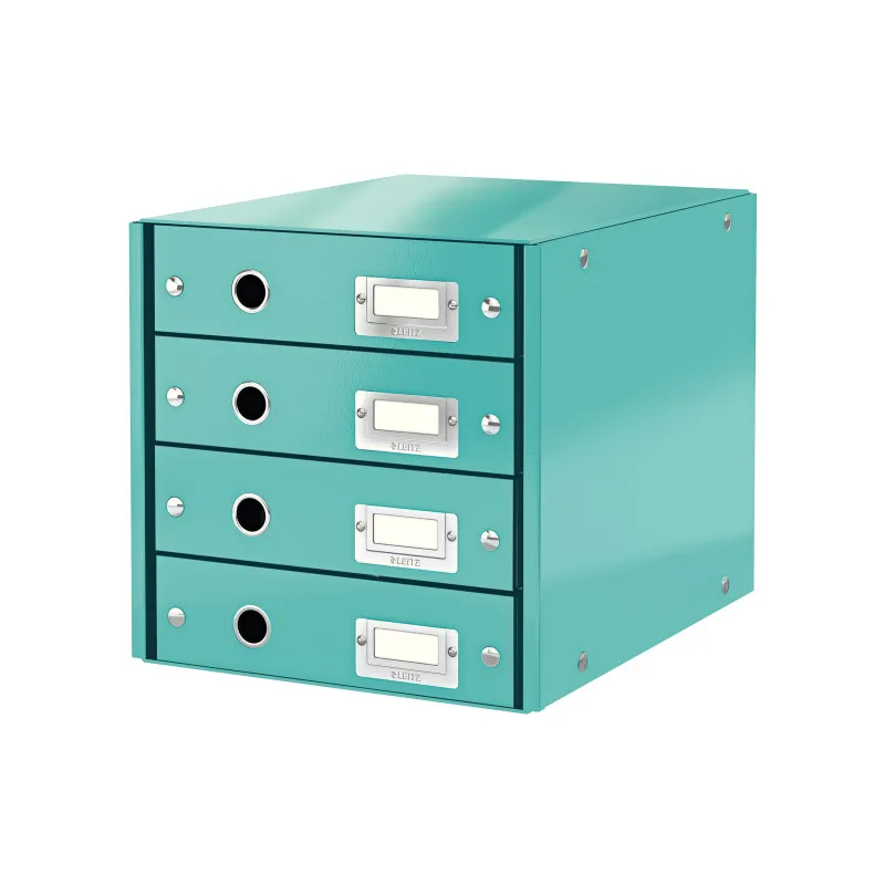 Zásuvkový box Leitz Click&Store - 4 zásuvky / ledově modrá